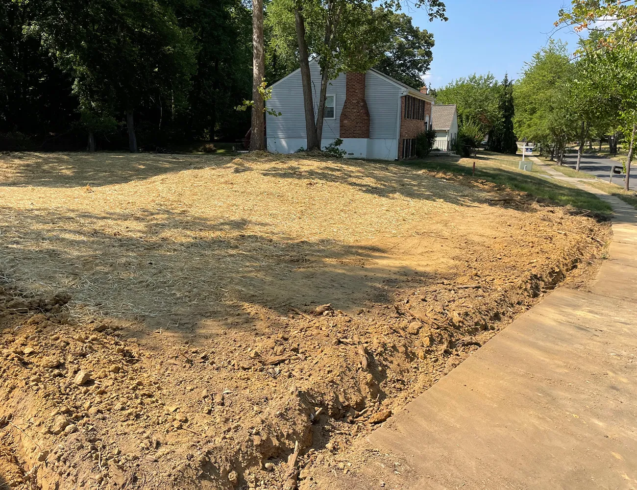 After image of a residential property we demolished (Full House Demolition).